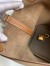 Hermes Picotin Lock 18 Bicolor Handmade Bag in Taupe and Gold Clemence Leather