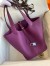 Hermes Picotin Lock 18 Handmade Bag in Anemone Clemence Leather