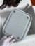 Hermes Picotin Lock 18 Handmade Bag in Blue Brume Clemence Leather
