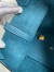 Hermes Picotin Lock 18 Handmade Bag in Blue Jean Clemence Leather