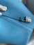 Hermes Picotin Lock 18 Handmade Bag in Blue du Nord Clemence Leather