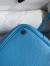 Hermes Picotin Lock 18 Handmade Bag in Blue du Nord Clemence Leather