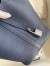 Hermes Picotin Lock 18 Handmade Bag in Blue Saphir Clemence Leather
