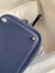Hermes Picotin Lock 18 Handmade Bag in Blue Saphir Clemence Leather