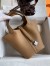 Hermes Picotin Lock 18 Handmade Bag in Chai Clemence Leather
