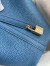 Hermes Picotin Lock 18 Handmade Bag in Deep Blue Clemence Leather