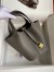 Hermes Picotin Lock 18 Handmade Bag in Etain Clemence Leather