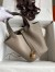 Hermes Picotin Lock 18 Handmade Bag in Gris Asphalt Clemence Leather