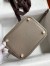 Hermes Picotin Lock 18 Handmade Bag in Gris Asphalt Clemence Leather