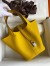 Hermes Picotin Lock 18 Handmade Bag in Jaune Ambre Clemence Leather