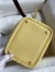 Hermes Picotin Lock 18 Handmade Bag in Jaune Poussin Clemence Leather