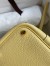 Hermes Picotin Lock 18 Handmade Bag in Jaune Poussin Clemence Leather