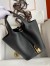 Hermes Picotin Lock 18 Handmade Bag in Black Clemence Leather