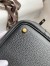 Hermes Picotin Lock 18 Handmade Bag in Black Clemence Leather