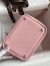 Hermes Picotin Lock 18 Handmade Bag in Rose Sakura Clemence Leather