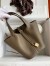 Hermes Picotin Lock 18 Handmade Bag in Taupe Clemence Leather