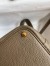 Hermes Picotin Lock 18 Handmade Bag in Taupe Clemence Leather