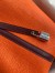 Hermes Picotin Lock 22 Bicolor Handmade Bag in Orange and Burgundy Swift Leather