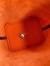 Hermes Picotin Lock 22 Bicolor Handmade Bag in Orange and Burgundy Swift Leather