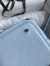 Hermes Picotin Lock 22 Handmade Bag in Blue Brume Clemence Leather