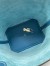 Hermes Picotin Lock 22 Handmade Bag in Blue Jean Clemence Leather