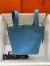 Hermes Picotin Lock 22 Handmade Bag in Blue Jean Clemence Leather