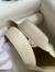 Hermes Picotin Lock 22 Handmade Bag in Craie Clemence Leather