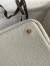 Hermes Picotin Lock 22 Handmade Bag in Pearl Grey Clemence Leather