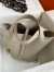 Hermes Picotin Lock 22 Handmade Bag in Pearl Grey Clemence Leather