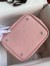 Hermes Picotin Lock 22 Handmade Bag in Pink Clemence Leather