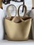 Hermes Picotin Lock 22 Handmade Bag in Trench Clemence Leather
