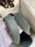 Hermes Picotin Lock 22 Handmade Bag in Vert Amande Clemence Leather