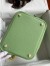 Hermes Picotin Lock 22 Handmade Bag in Vert Criquet Clemence Leather