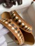 Hermes Picotin Lock 18 Tressage De Cuir Bag in Gold Epsom Calfskin