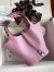Hermes Picotin Lock 18 Tressage De Cuir Bag in Mauve Sylvestre Epsom Calfskin