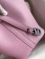 Hermes Picotin Lock 18 Tressage De Cuir Bag in Mauve Sylvestre Epsom Calfskin