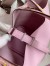 Hermes Picotin Lock 18 Tressage De Cuir Bag in Mauve Sylvestre Epsom Calfskin