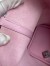 Hermes Picotin Lock 18 Tressage De Cuir Bag in Mauve Sylvestre Epsom Calfskin
