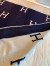 Hermes Avalon Throw Blanket in Blue Wool and Cashmere