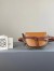 Loewe Gate Dual Mini Bag In Amber/Grey Smooth Calfskin