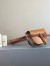 Loewe Gate Dual Mini Bag In Amber/Grey Smooth Calfskin
