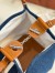 Loro Piana Bale Small Bag in Blue Denim 