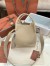 Loro Piana Bale Small Bag in Light Mastic Grained Leather
