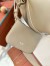 Loro Piana Bale Small Bag in Light Mastic Grained Leather