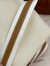 Loro Piana Bale Small Bag in White/Tan Grained Leather