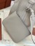Loro Piana Bale Large Bag in Dust Stone Grained Leather