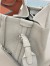 Loro Piana Bale Large Bag in Dust Stone Grained Leather