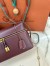 Loro Piana Extra Bag L27 in Burgundy Smooth Calfskin