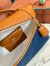 Loro Piana Extra Bag L27 in Denim and Calfskin
