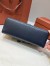 Loro Piana Extra Bag L27 in Navy Blue Calfskin